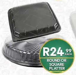 Take 'n Pay Round or Square Platter offer