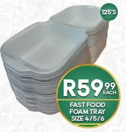 Take 'n Pay Fast Food Foam Tray offer