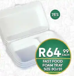 Take 'n Pay Fast Food Foam Tray offer