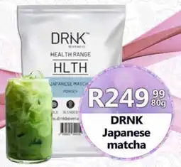 Take 'n Pay DRNK Japanese matcha offer