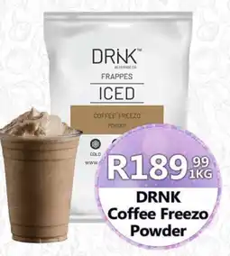 Take 'n Pay DRNK Coffee Freezo Powder offer