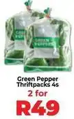 Food Lover's Market Green pepper thriftpacks 4s offer