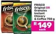 Game Frisco - original or granules instant chicory & coffee 750 g offer