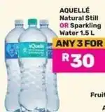 Game Aquelle - natural still or sparkling water offer