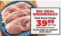 Food Lover's Market Pork braai chops offer
