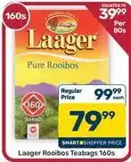 Pick n Pay Hypermarket Laager - pure rooibos teabags offer