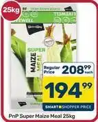 Pick n Pay Hypermarket Super maize meal 25kg offer