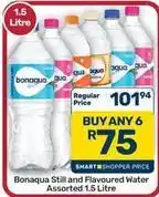 Pick n Pay Hypermarket Bonaqua - still and flavoured water offer
