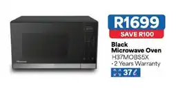 OK Furniture Black Microwave Oven Hisense offer