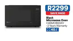 OK Furniture Black Microwave Oven Hisense H45MOBS5XV offer