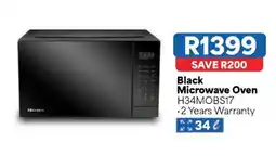 OK Furniture Black Microwave Oven Hisense H34MOBS17 offer