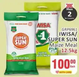 KitKat Cash and Carry IWISA/SUPER SUN Maize Meal offer