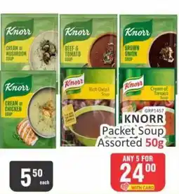 KitKat Cash and Carry Knorr Packet Soup Assorted offer