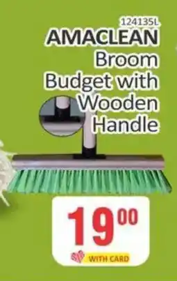 KitKat Cash and Carry AMACLEAN Broom Budget with Wooden Handle offer