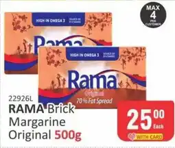 KitKat Cash and Carry RAMA Brick Margarine Original offer