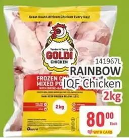 KitKat Cash and Carry Goldi Chicken Rainbow IQF Chicken offer