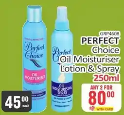 KitKat Cash and Carry Perfect Choice Oil Moisturiser Lotion & Spray offer