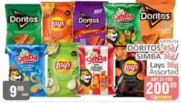 KitKat Cash and Carry Doritos Simba Lays Assorted offer
