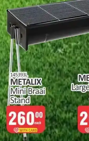 KitKat Cash and Carry METALIX Mini Braai Stand offer