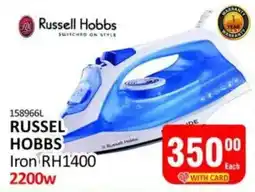 KitKat Cash and Carry Russell Hobbs Iron RH1400 offer