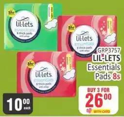 KitKat Cash and Carry Lil-lets Essentials Pads offer