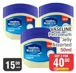 KitKat Cash and Carry Vaseline BLUESEAL Petroleum Jelly Assorted offer