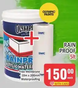 KitKat Cash and Carry Olympic Rainproof Acrylic Water offer