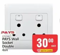 KitKat Cash and Carry PAYS Wall Socket Double 4x4 offer