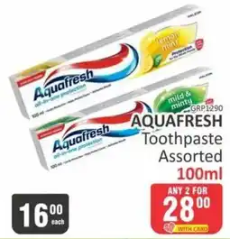 KitKat Cash and Carry Aquafresh Toothpaste Assorted offer