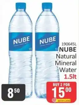 KitKat Cash and Carry Nube Natural Mineral Water offer