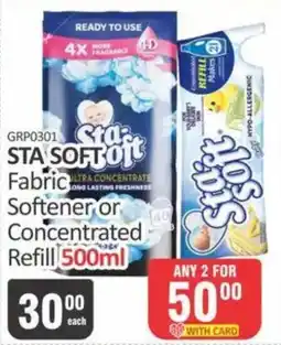 KitKat Cash and Carry Sta Soft Fabric Softener or Concentrated Refill offer