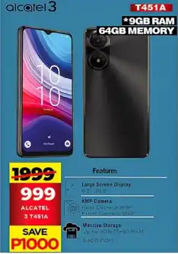 Choppies ALCATEL 3 T451A offer