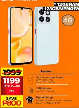 Choppies ZTE BLADE A55 offer