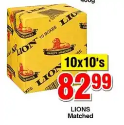 Choppies LIONS Matched offer