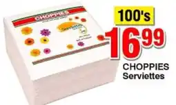 Choppies CHOPPIES Serviettes offer