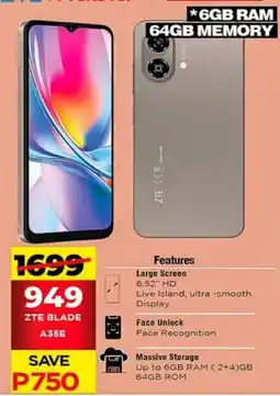 Choppies ZTE BLADE A35E offer