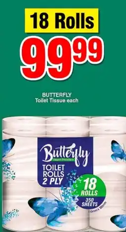 Choppies Butterfly Toilet Rolls offer