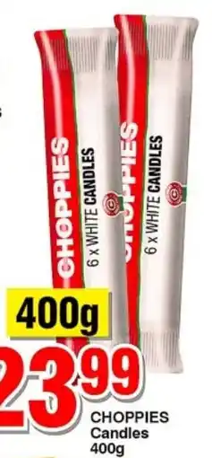 Choppies CHOPPIES Candles offer