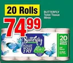 Choppies Butterfly Toilet Tissue Minis offer