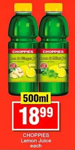 Choppies CHOPPIES Lemon Juice offer