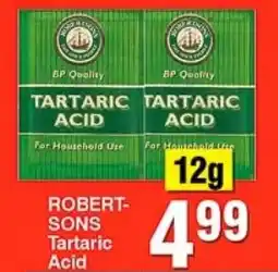 Choppies ROBERTSONS Tartaric Acid offer
