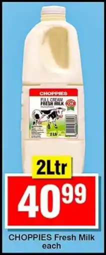 Choppies CHOPPIES Fresh Milk offer