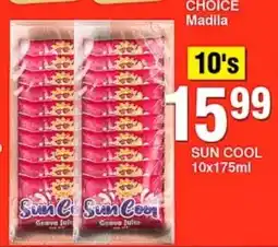 Choppies Sun Cool Grape Juice offer