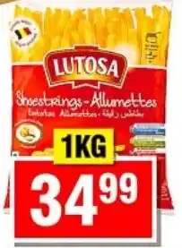 Choppies Lutosa Sheestrings-Allumettes offer