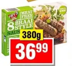 Choppies Fry's Meat Free 8 Braai Style Saus offer