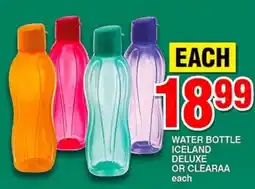 Choppies WATER BOTTLE ICELAND DELUXE OR CLEARAA offer