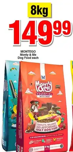Choppies Montego Monty & Me Dog Food offer