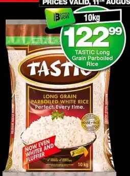 Choppies TASTIC Long Grain Parboiled Rice offer