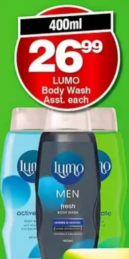Choppies LUMO Body Wash Assorted offer