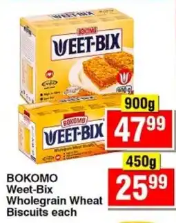 Choppies BOKOMO Weet-Bix Wholegrain Wheat Biscuits offer